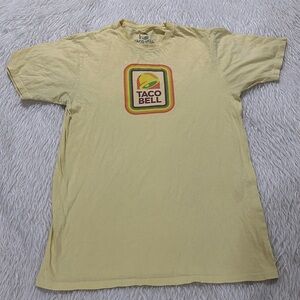 Taco Bell retro vintage yellow t shirt size large